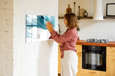 Beschreibbare magnettafel küche Pinselstriche