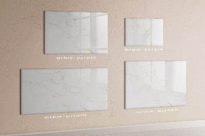Beschreibbare magnettafel Eleganter Marmor