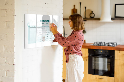 Magnetische Schreibtafel Gewohnheitsplaner