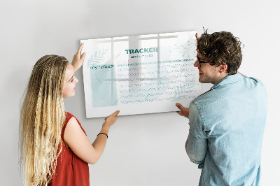 Beschreibbare magnettafel Gewohnheitsplaner