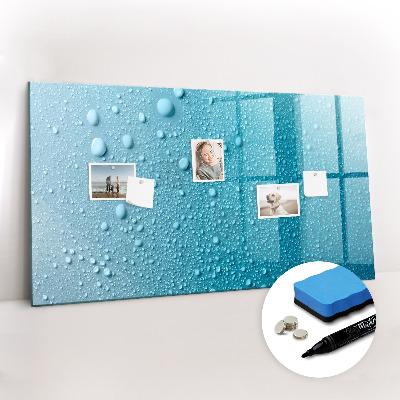 Beschreibbare magnettafel küche Wassertropfen