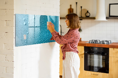 Beschreibbare magnettafel küche Wassertropfen