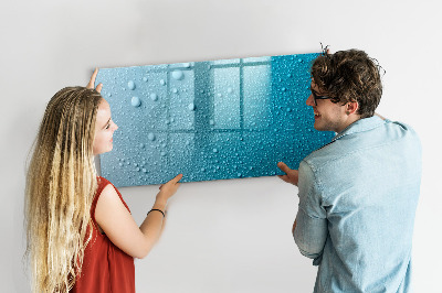 Beschreibbare magnettafel küche Wassertropfen