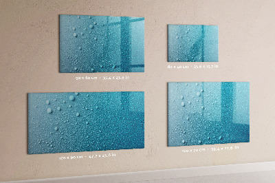 Beschreibbare magnettafel küche Wassertropfen