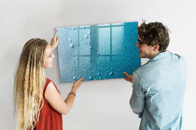 Beschreibbare magnettafel küche Wassertropfen