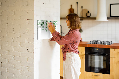 Magnetische Schreibtafel Pflanzenblätter