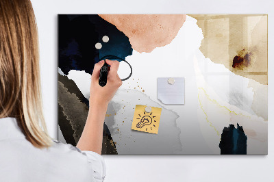 Beschreibbare magnettafel Abstraktionsflecken
