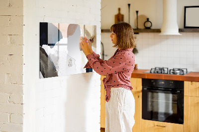 Beschreibbare magnettafel Abstraktionsflecken
