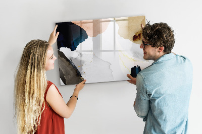 Beschreibbare magnettafel Abstraktionsflecken