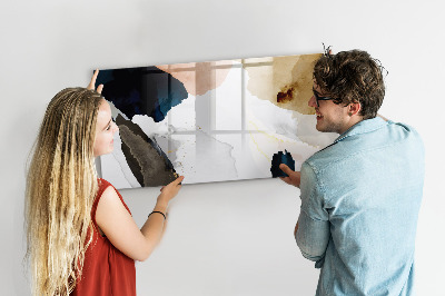 Beschreibbare magnettafel Abstraktionsflecken