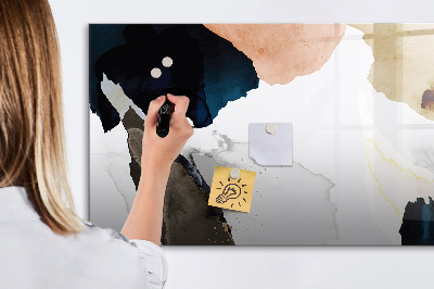 Beschreibbare magnettafel Abstraktionsflecken