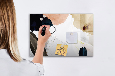 Beschreibbare magnettafel Abstraktionsflecken