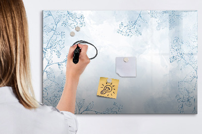Beschreibbare magnettafel Pflanzenskizze