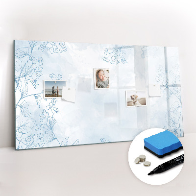 Beschreibbare magnettafel Pflanzenskizze