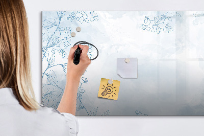 Beschreibbare magnettafel Pflanzenskizze