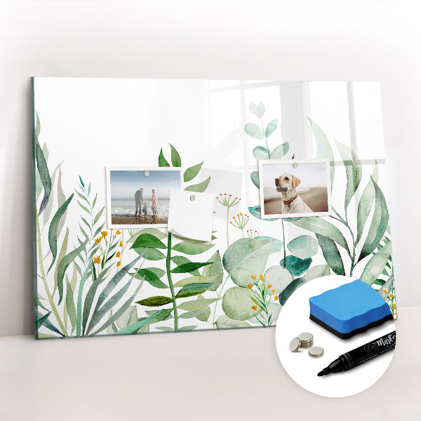 Beschreibbare magnettafel Aquarellblätter