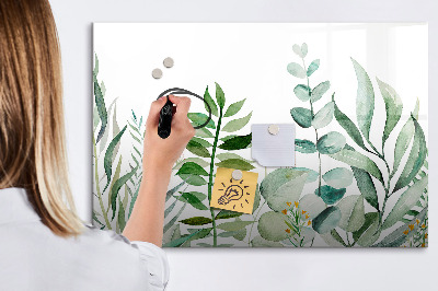 Beschreibbare magnettafel Aquarellblätter