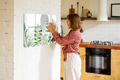 Beschreibbare magnettafel Aquarellblätter