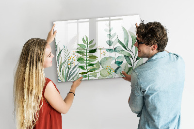 Beschreibbare magnettafel Aquarellblätter