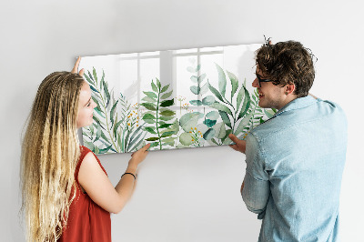 Beschreibbare magnettafel Aquarellblätter