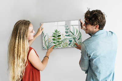 Beschreibbare magnettafel Aquarellblätter