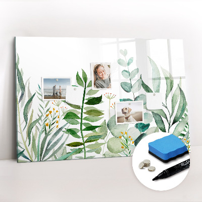 Beschreibbare magnettafel Aquarellblätter