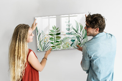 Beschreibbare magnettafel Aquarellblätter
