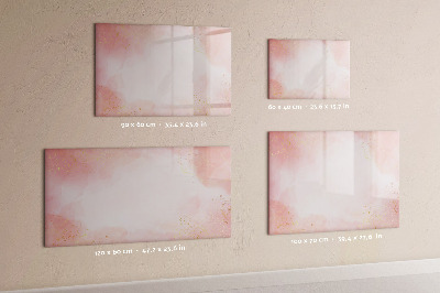 Beschreibbare magnettafel küche Rosa Marmor