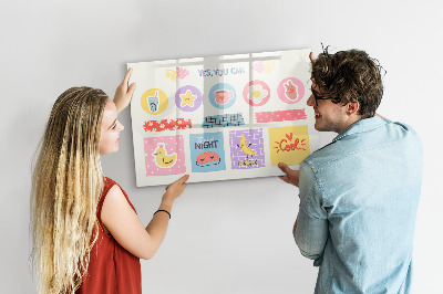 Beschreibbare magnettafel küche Schulplaner