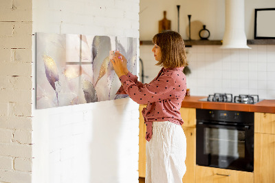 Beschreibbare magnettafel Aquarellpflanzen