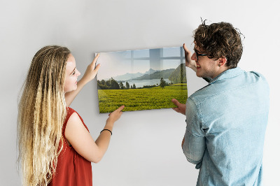 Magnettafel mit Marker Gebirgsfeld