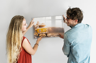 Beschreibbare magnettafel küche Urlaubsauto
