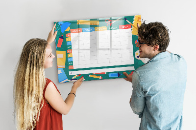 Beschreibbare magnettafel Unterrichtsplan