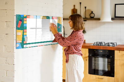 Magnetische Schreibtafel Unterrichtsplan