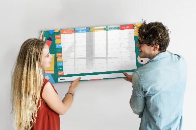 Beschreibbare magnettafel Unterrichtsplan