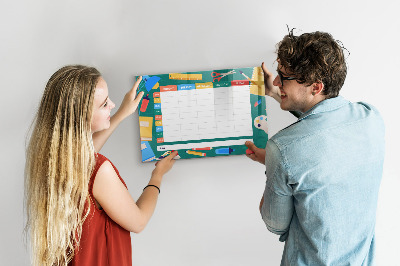 Magnetische Schreibtafel Unterrichtsplan