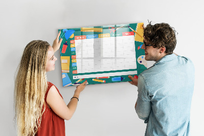 Beschreibbare magnettafel Unterrichtsplan