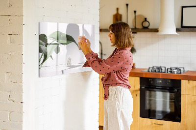 Magnetische Schreibtafel Abstrakte Blätter