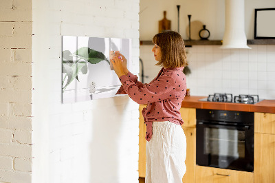 Magnetische Schreibtafel Abstrakte Blätter