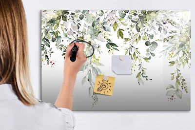 Beschreibbare magnettafel küche Blühende Natur