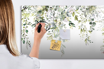 Beschreibbare magnettafel küche Blühende Natur