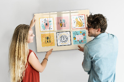 Beschreibbare magnettafel küche Mottos