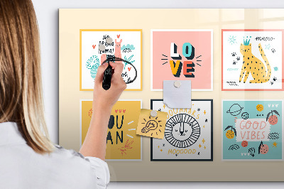 Beschreibbare magnettafel küche Mottos