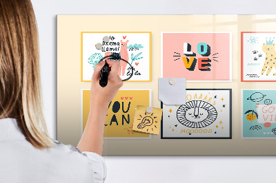 Beschreibbare magnettafel küche Mottos