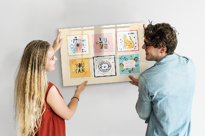 Beschreibbare magnettafel küche Mottos