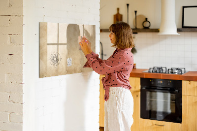 Magnetische Schreibtafel Kompass-Leinwand