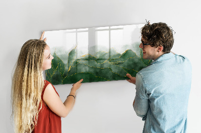 Beschreibbare magnettafel Verlässt die Abstraktion