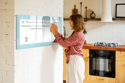 Beschreibbare magnettafel küche Essensplaner