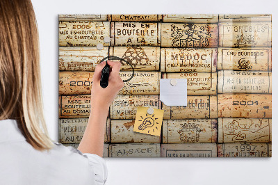 Beschreibbare magnettafel Weinkorken