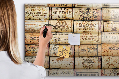 Beschreibbare magnettafel Weinkorken